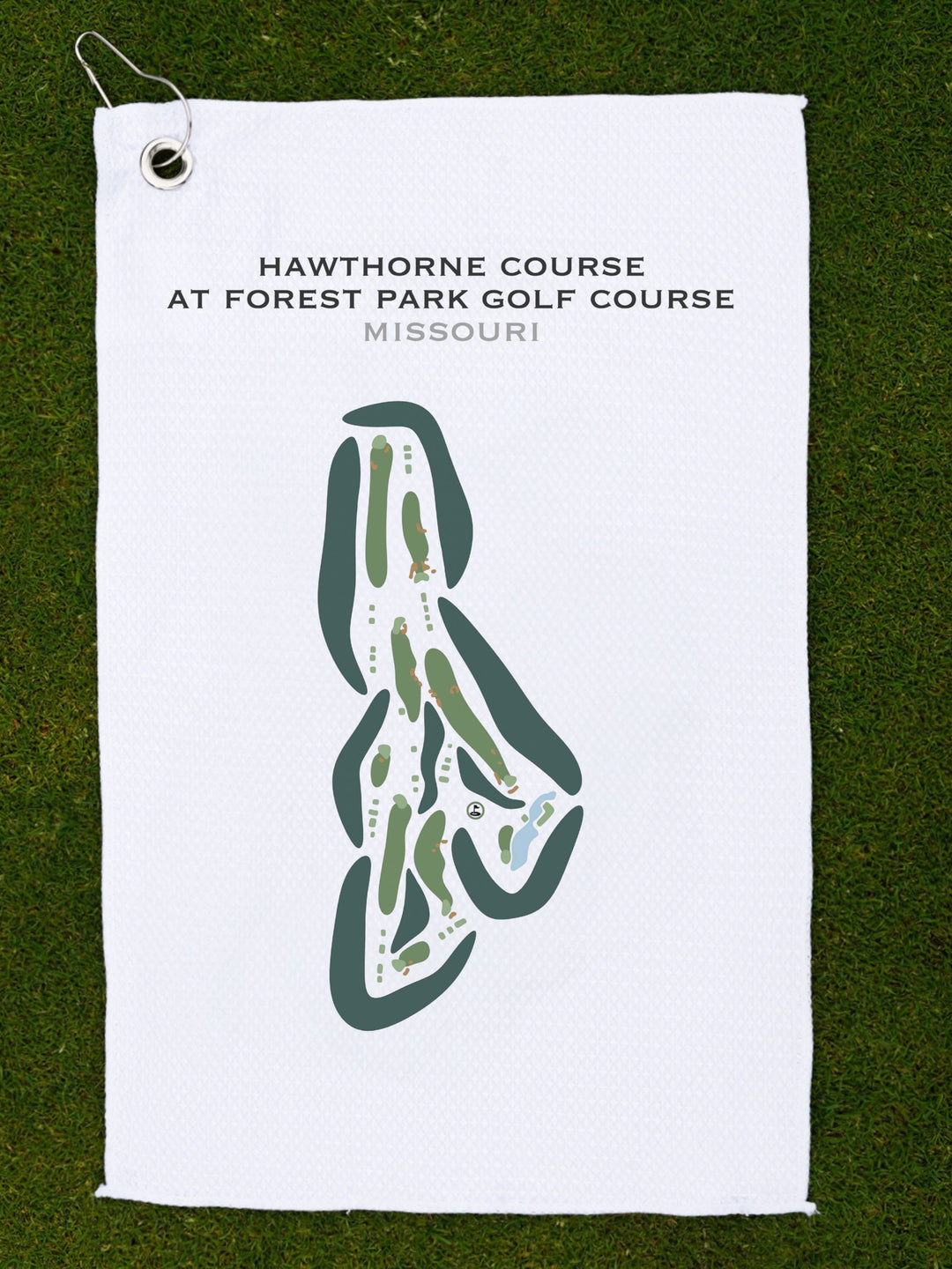 Hawthorne Course at Forest Park Golf Course, Missouri - Printed Golf Courses