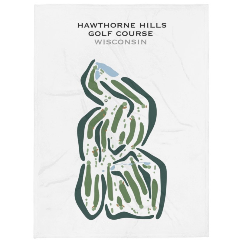 Hawthorne Hills Golf Course, Wisconsin - Printed Golf Courses