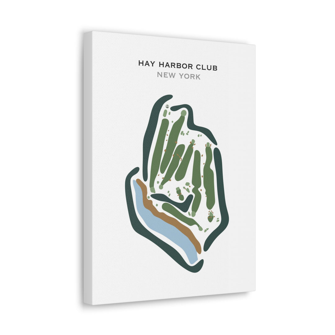 Hay Harbor Club, New York - Printed Golf Courses