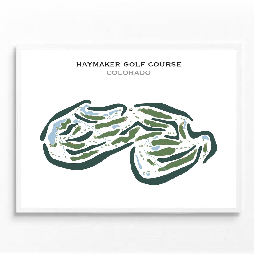 Haymaker Golf Course, Colorado - Printed Golf Courses