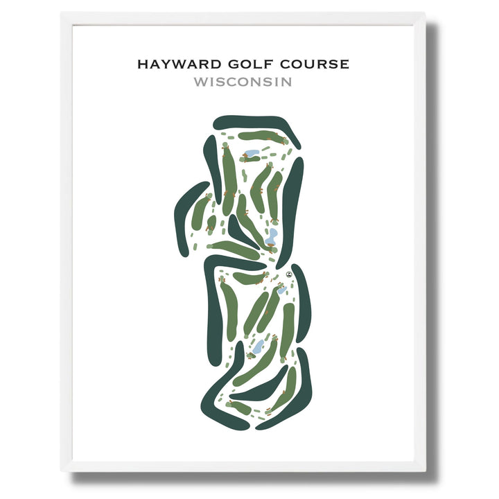 Hayward Golf Course, Wisconsin - Printed Golf Courses