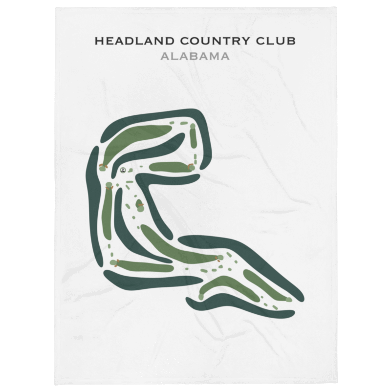 Headland Country Club, Alabama - Printed Golf Courses