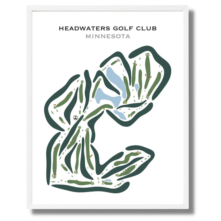 Headwaters Golf Club, Minnesota - Printed Golf Courses - Golf Course Prints