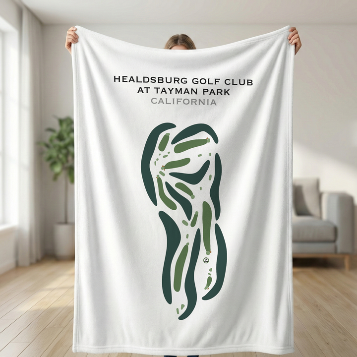 Healdsburg Golf Club at Tayman Park, California - Printed Golf Courses