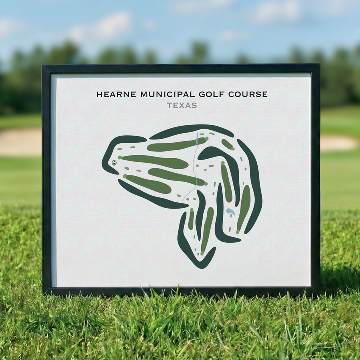 Hearne Municipal Golf Course, Texas - Printed Golf Courses