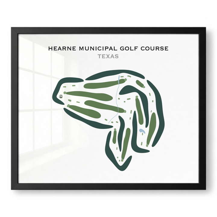 Hearne Municipal Golf Course, Texas - Printed Golf Courses