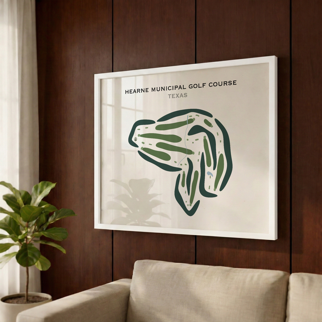 Hearne Municipal Golf Course, Texas - Printed Golf Courses
