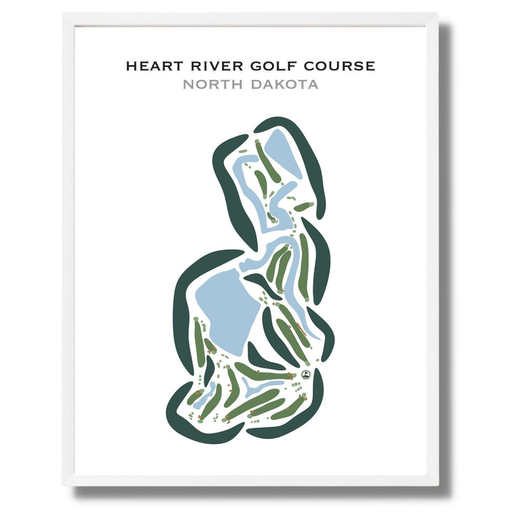 Heart River Golf Course, North Dakota - Printed Golf Courses