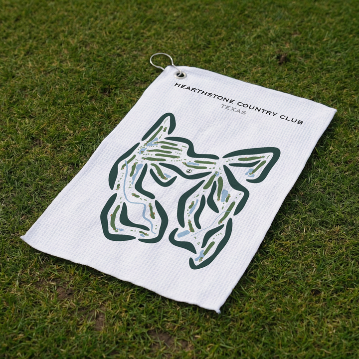 Hearthstone Country Club, Texas - Printed Golf Course