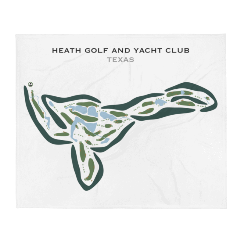 Heath Golf and Yacht Club, Texas - Printed Golf Courses