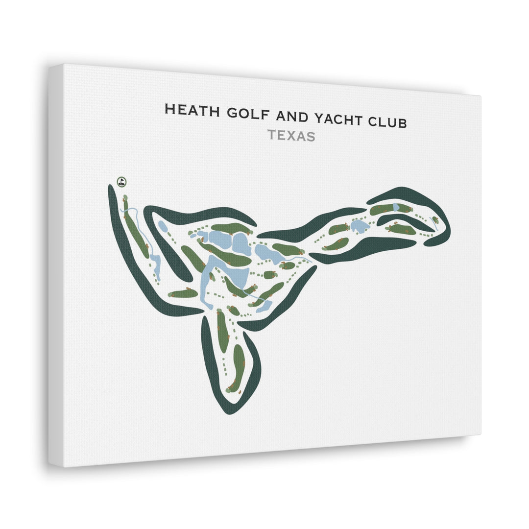 Heath Golf and Yacht Club, Texas - Printed Golf Courses