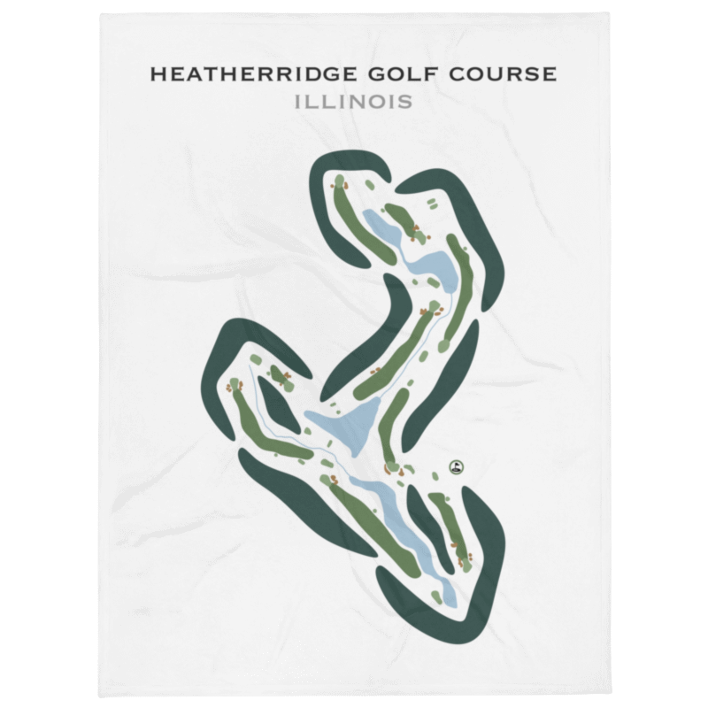 HeatherRidge Golf Course, Illinois - Printed Golf Courses