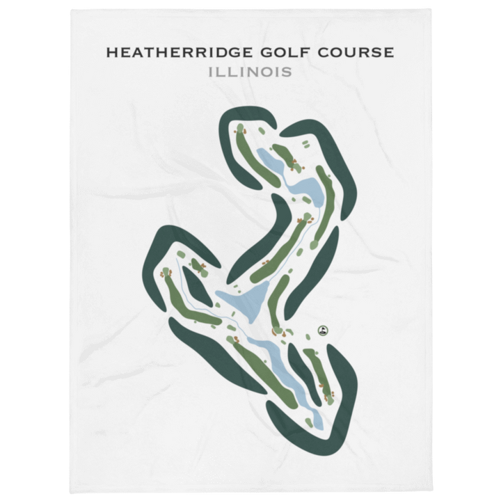 HeatherRidge Golf Course, Illinois - Printed Golf Courses