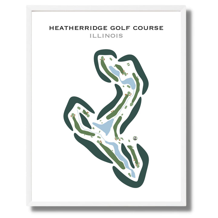 HeatherRidge Golf Course, Illinois - Printed Golf Courses
