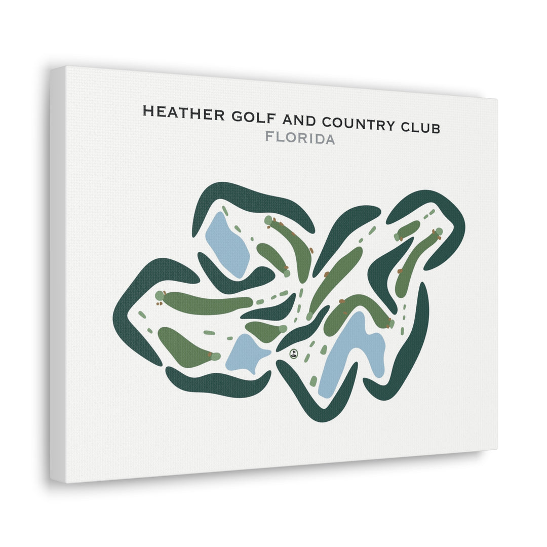 Heather Golf & Country Club, Florida - Printed Golf Courses