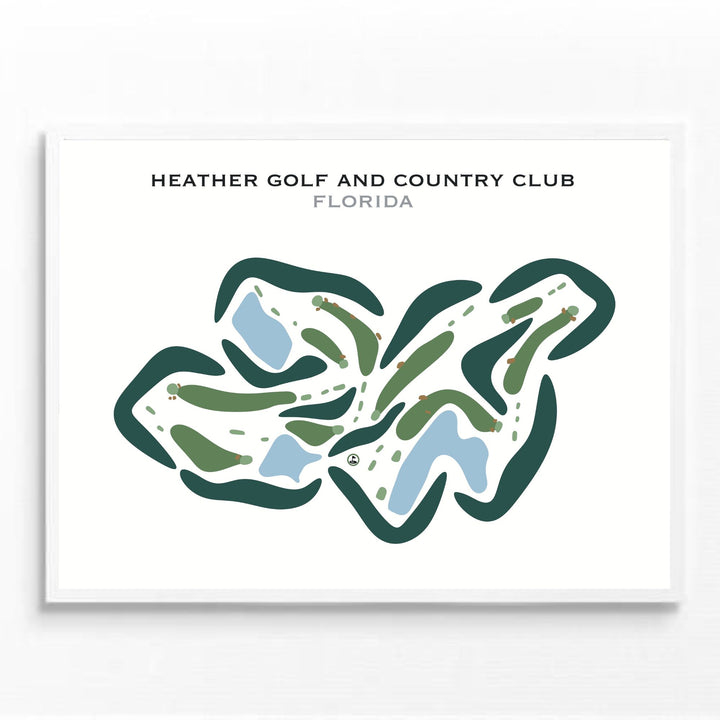 Heather Golf & Country Club, Florida - Printed Golf Courses