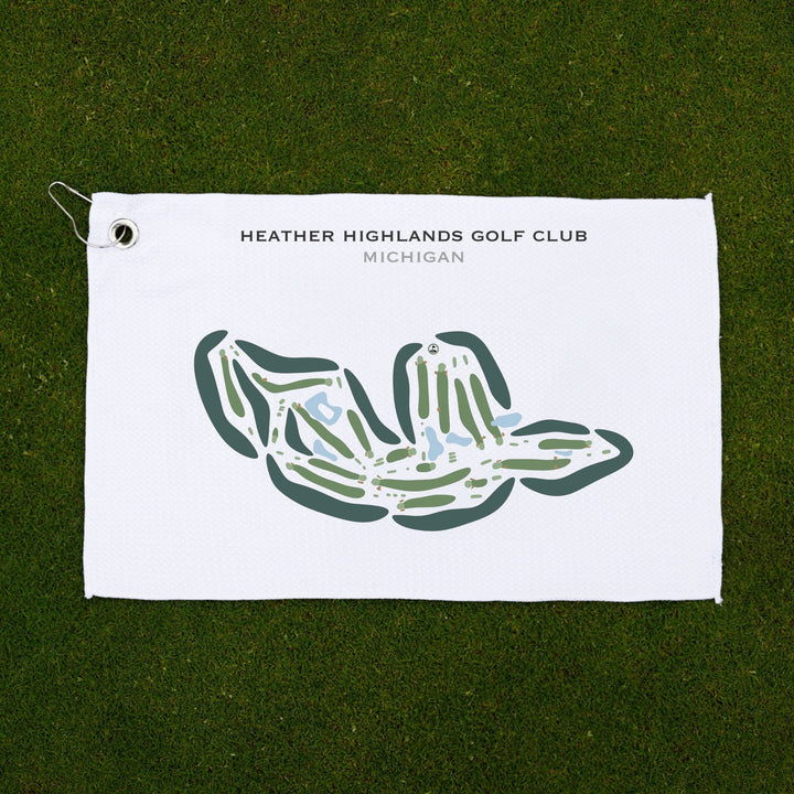 Heather Highlands Golf Club, Michigan - Printed Golf Courses