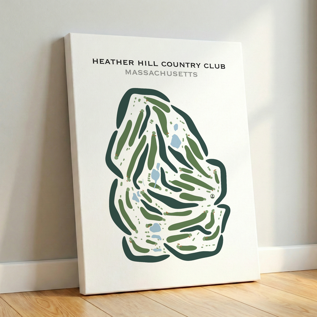 Heather Hill Country Club, Massachusetts - Printed Golf Courses