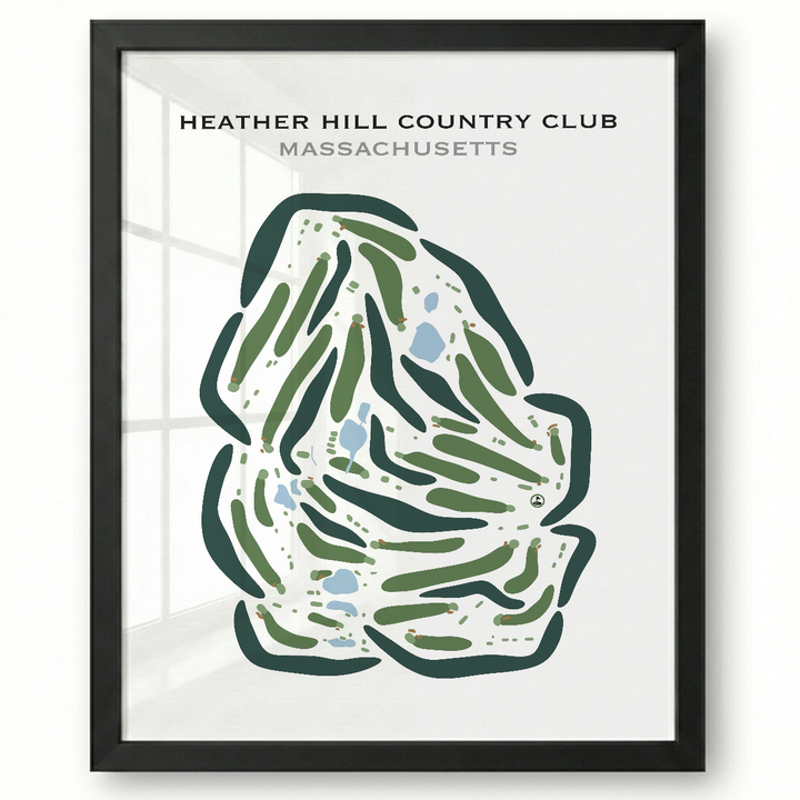 Heather Hill Country Club, Massachusetts - Printed Golf Courses
