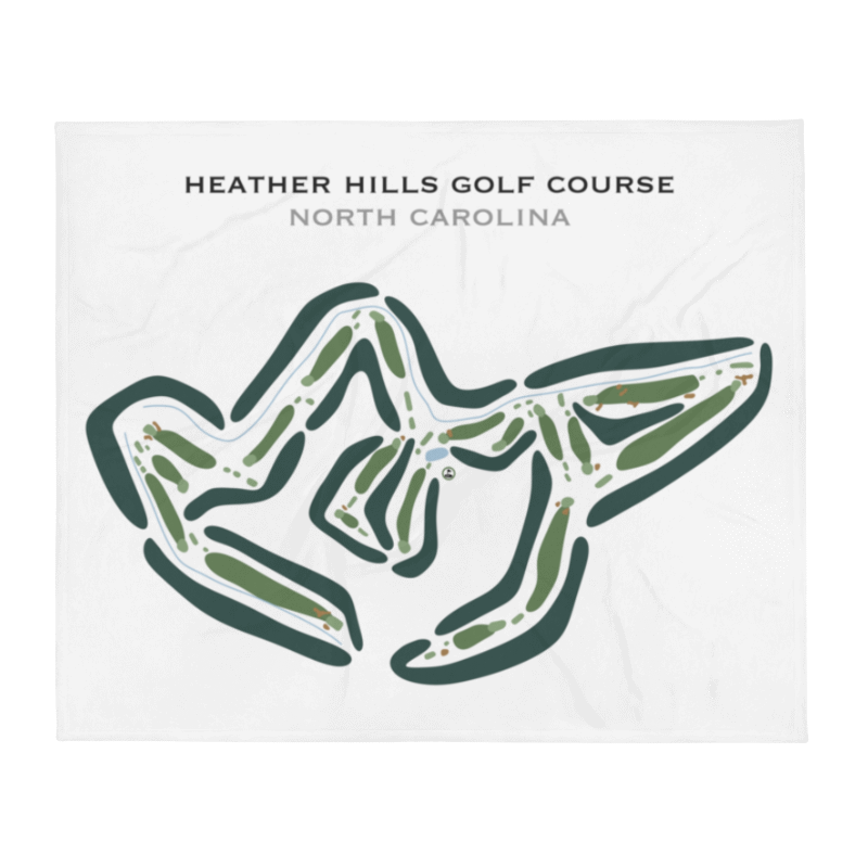 Heather Hills Golf Course, North Carolina - Printed Golf Courses