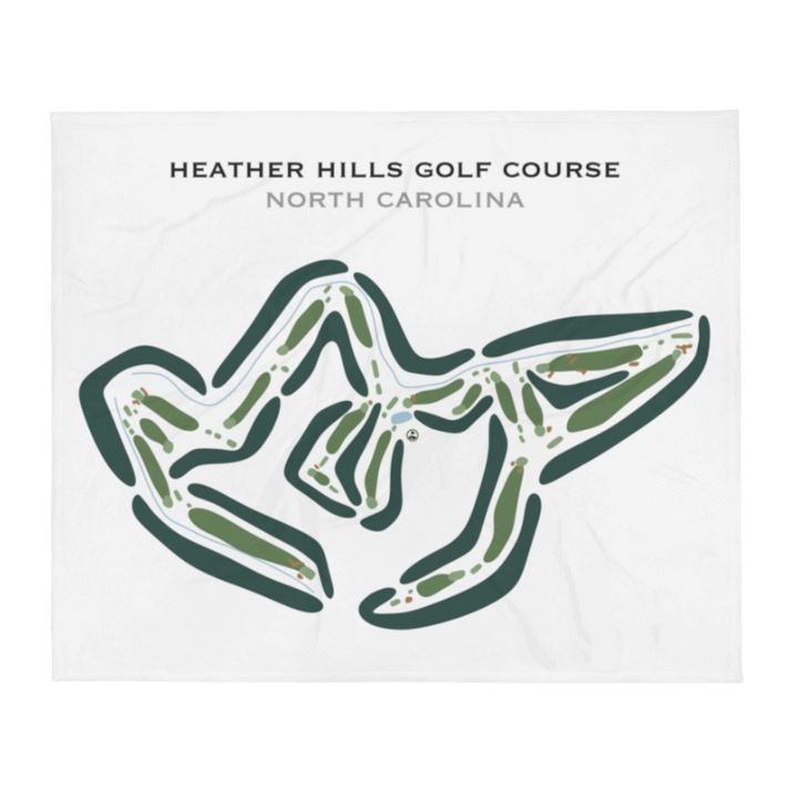 Heather Hills Golf Course, North Carolina - Printed Golf Courses