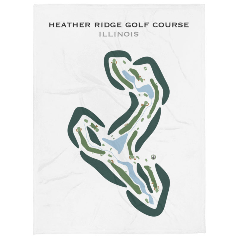 HeatherRidge Golf Course, Illinois - Printed Golf Courses