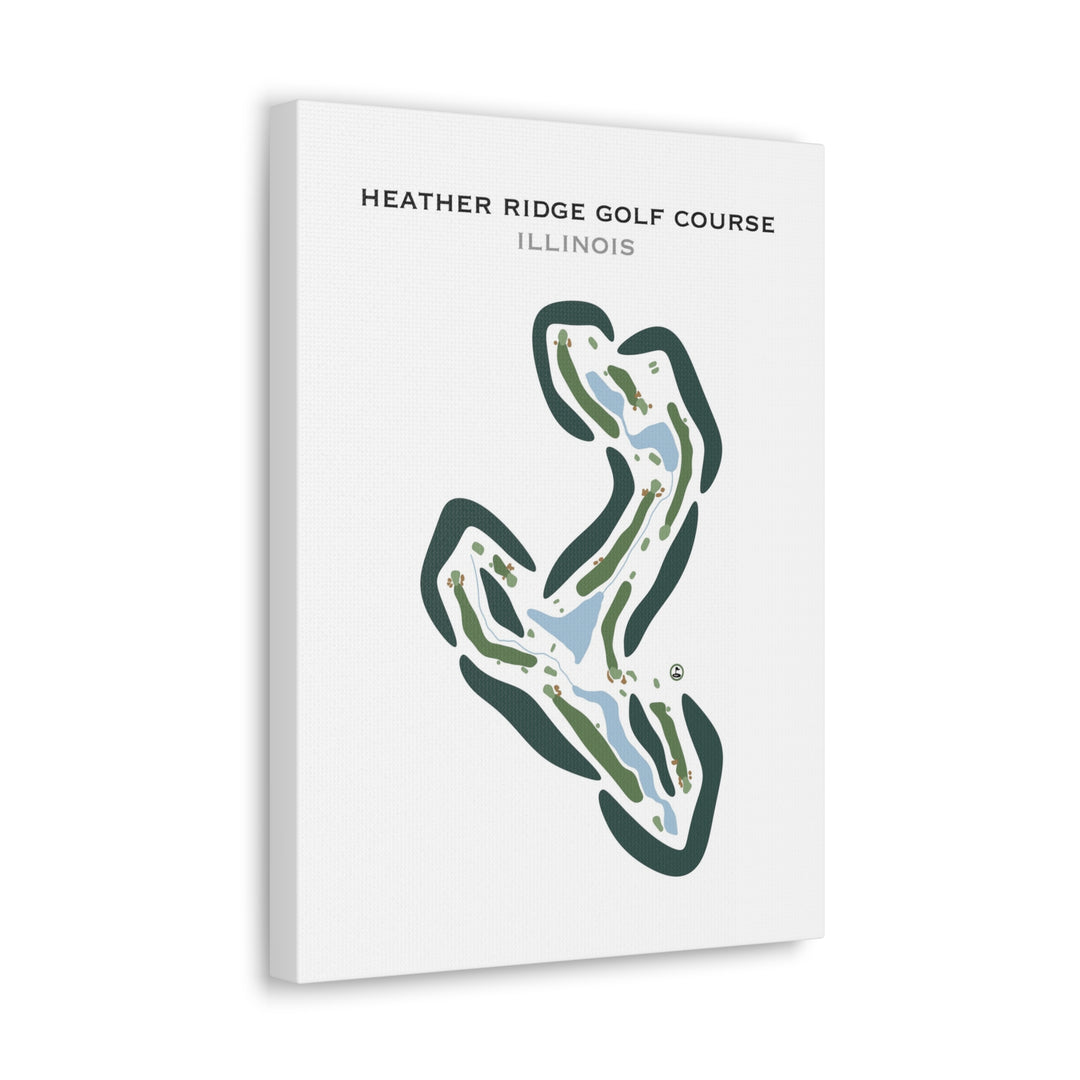 HeatherRidge Golf Course, Illinois - Printed Golf Courses