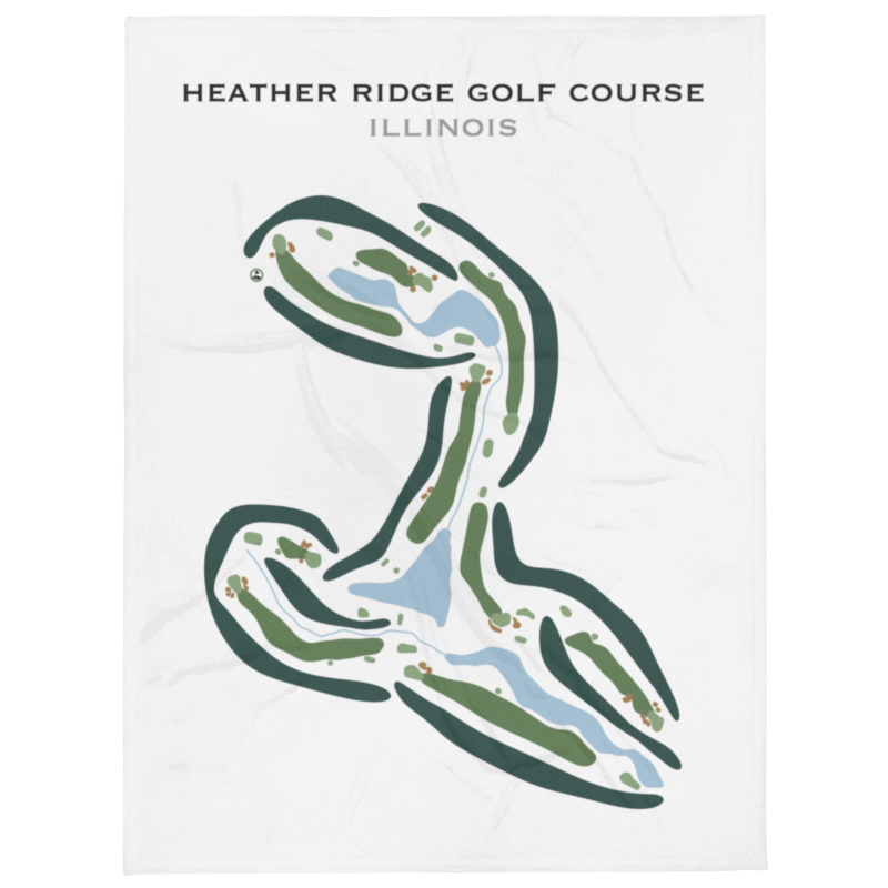 Heather Ridge Golf Course, Illinois - Printed Golf Courses