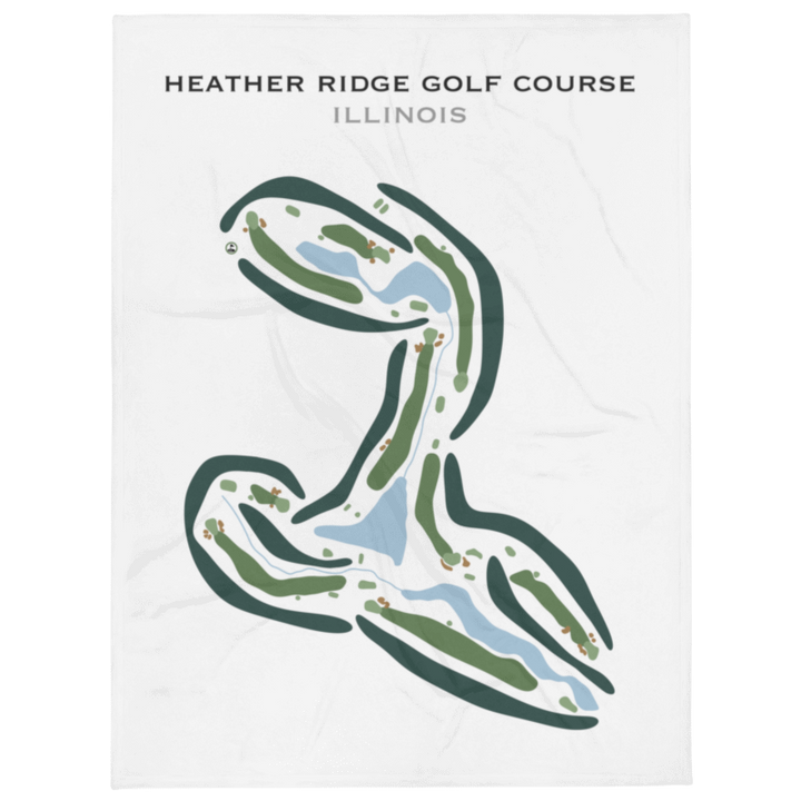 Heather Ridge Golf Course, Illinois - Printed Golf Courses