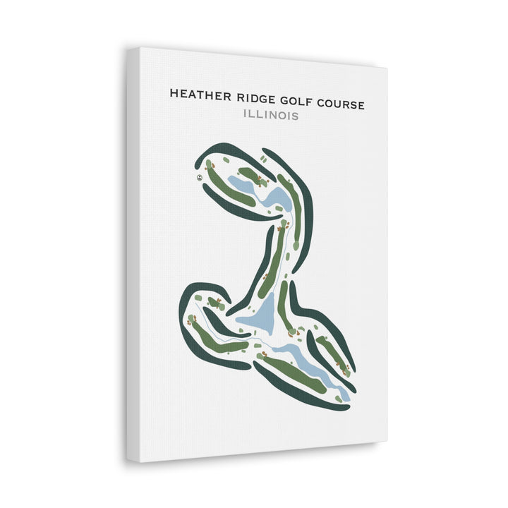 Heather Ridge Golf Course, Illinois - Printed Golf Courses