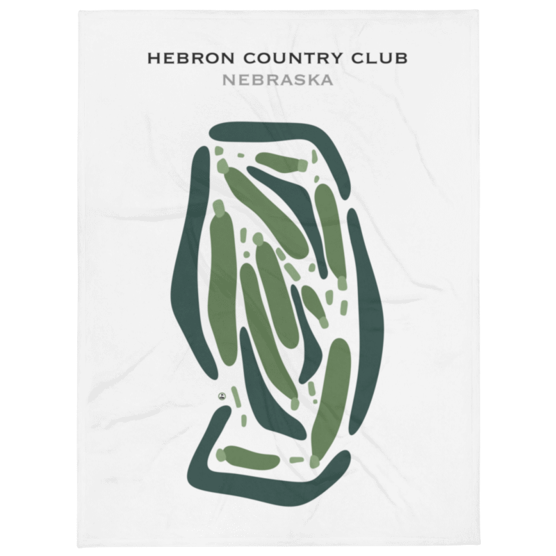 Hebron Country Club, Nebraska - Printed Golf Courses