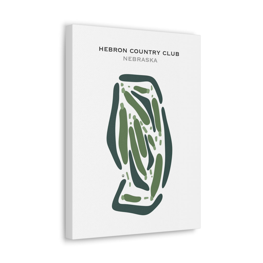 Hebron Country Club, Nebraska - Printed Golf Courses