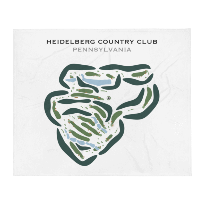 Heidelberg Country Club, Pennsylvania - Printed Golf Courses