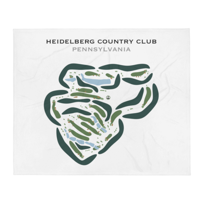 Heidelberg Country Club, Pennsylvania - Printed Golf Courses