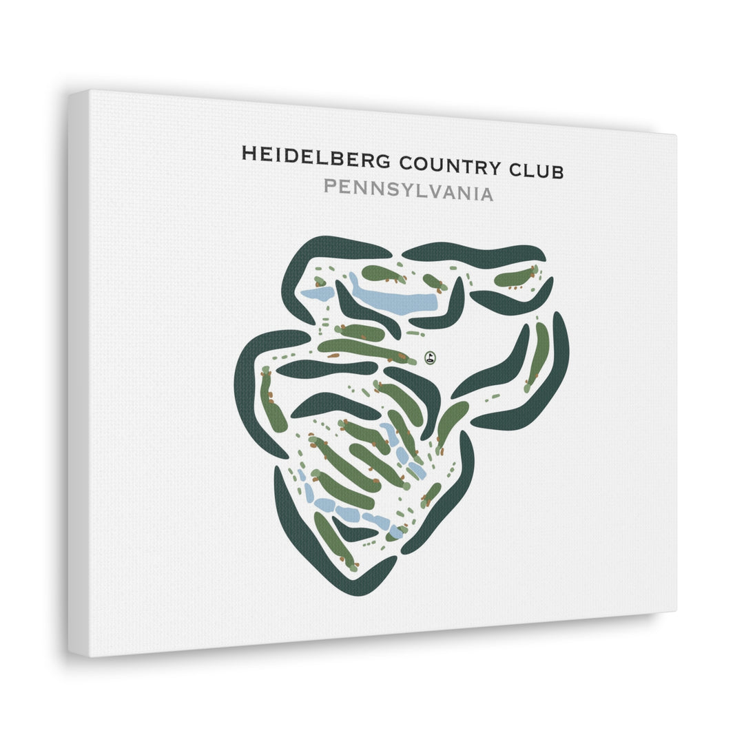 Heidelberg Country Club, Pennsylvania - Printed Golf Courses