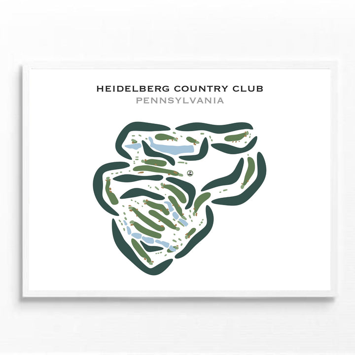 Heidelberg Country Club, Pennsylvania - Printed Golf Courses