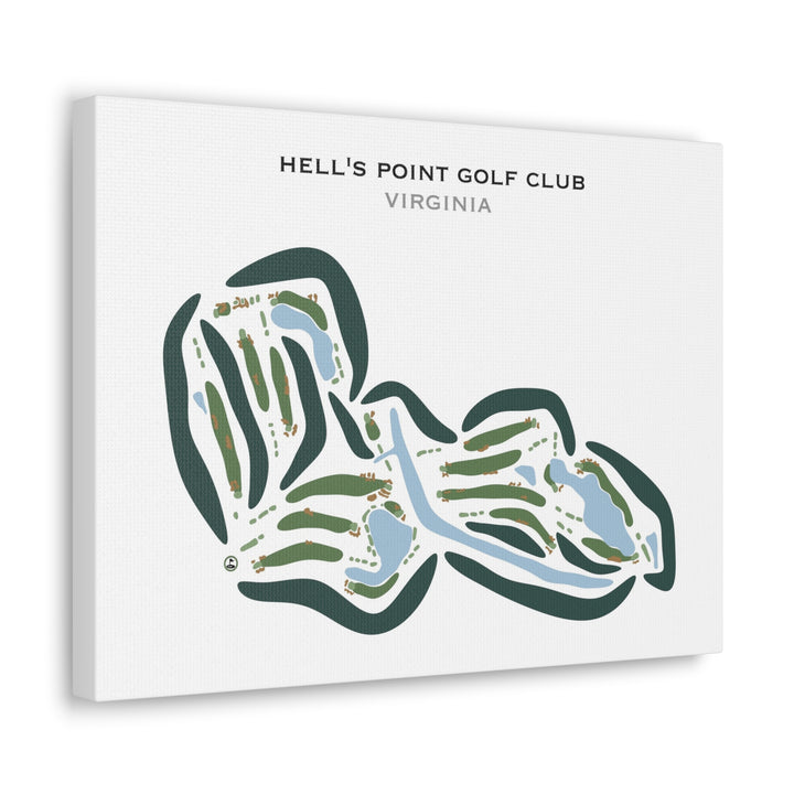 Hell's Point Golf Club, Virginia - Printed Golf Courses