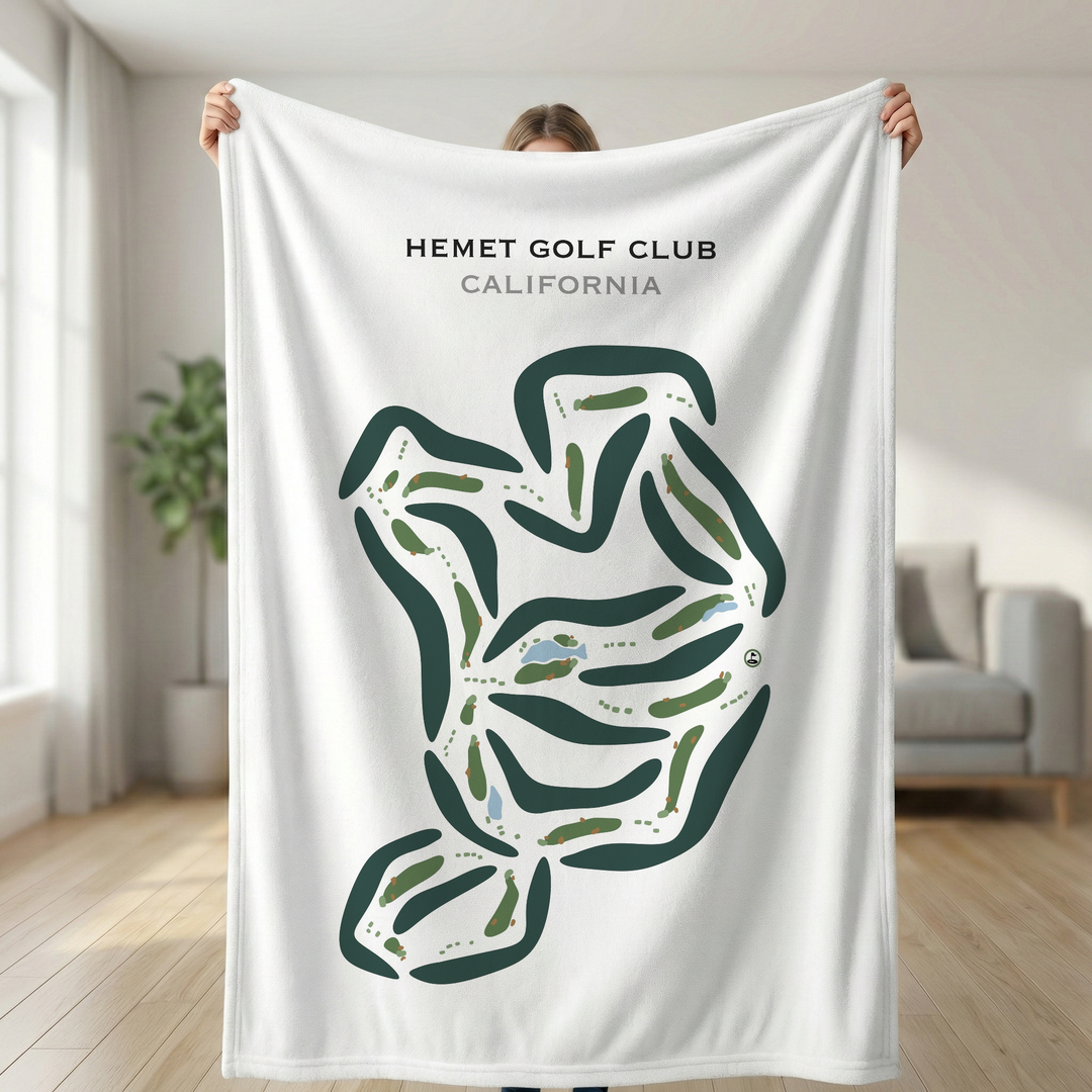 Hemet Golf Club, California - Printed Golf Courses