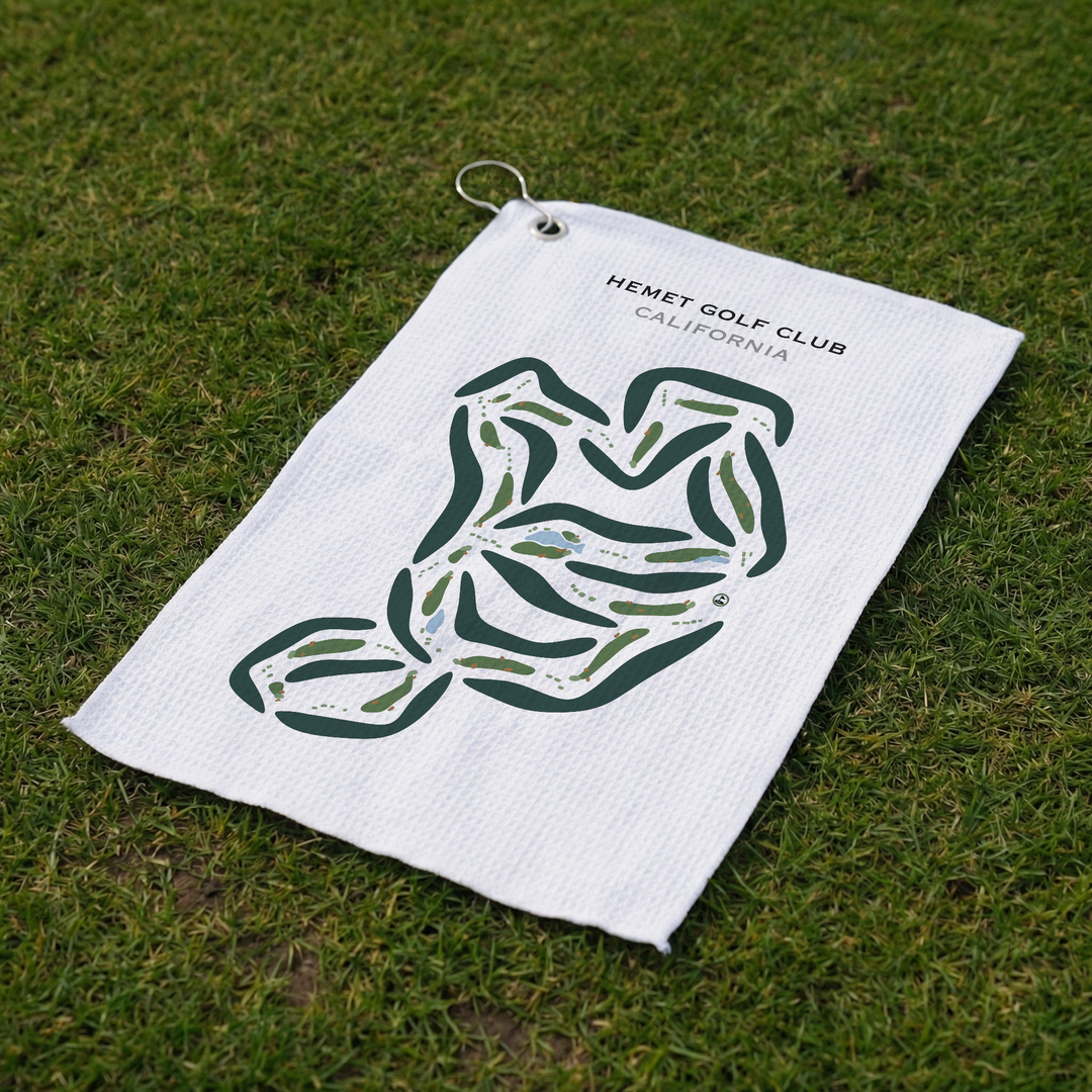 Hemet Golf Club, California - Printed Golf Courses