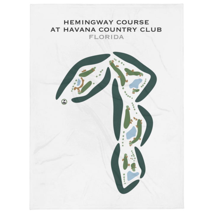 Hemingway Course at Havana Country Club, Florida - Printed Golf Courses