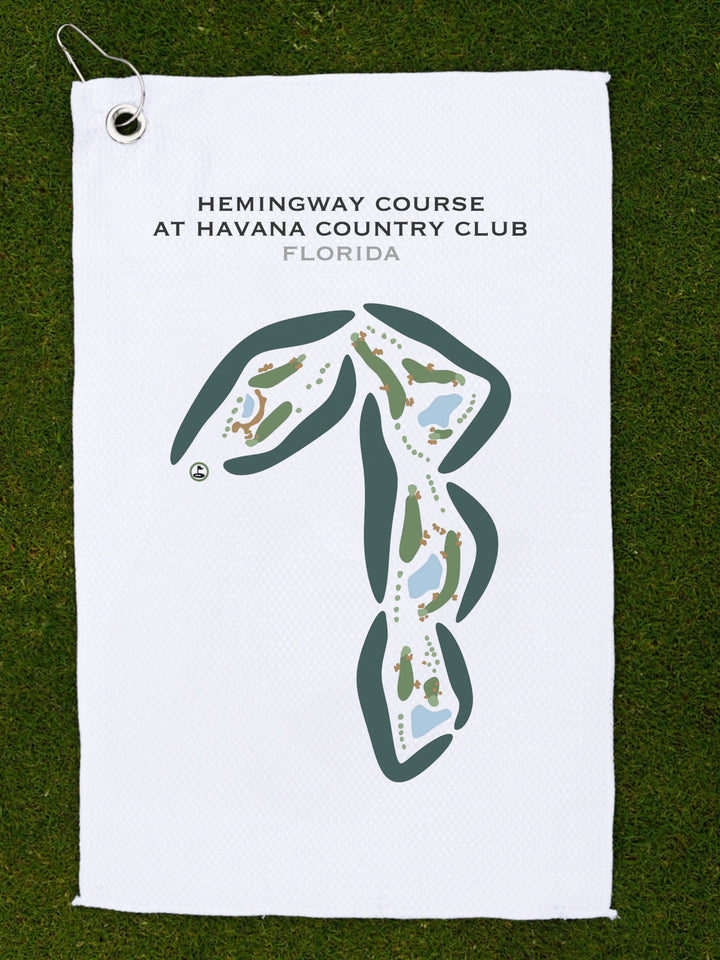 Hemingway Course at Havana Country Club, Florida - Printed Golf Courses