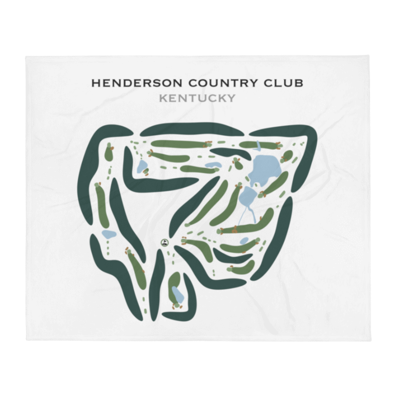 Henderson Country Club, Kentucky - Printed Golf Courses