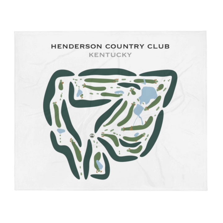 Henderson Country Club, Kentucky - Printed Golf Courses