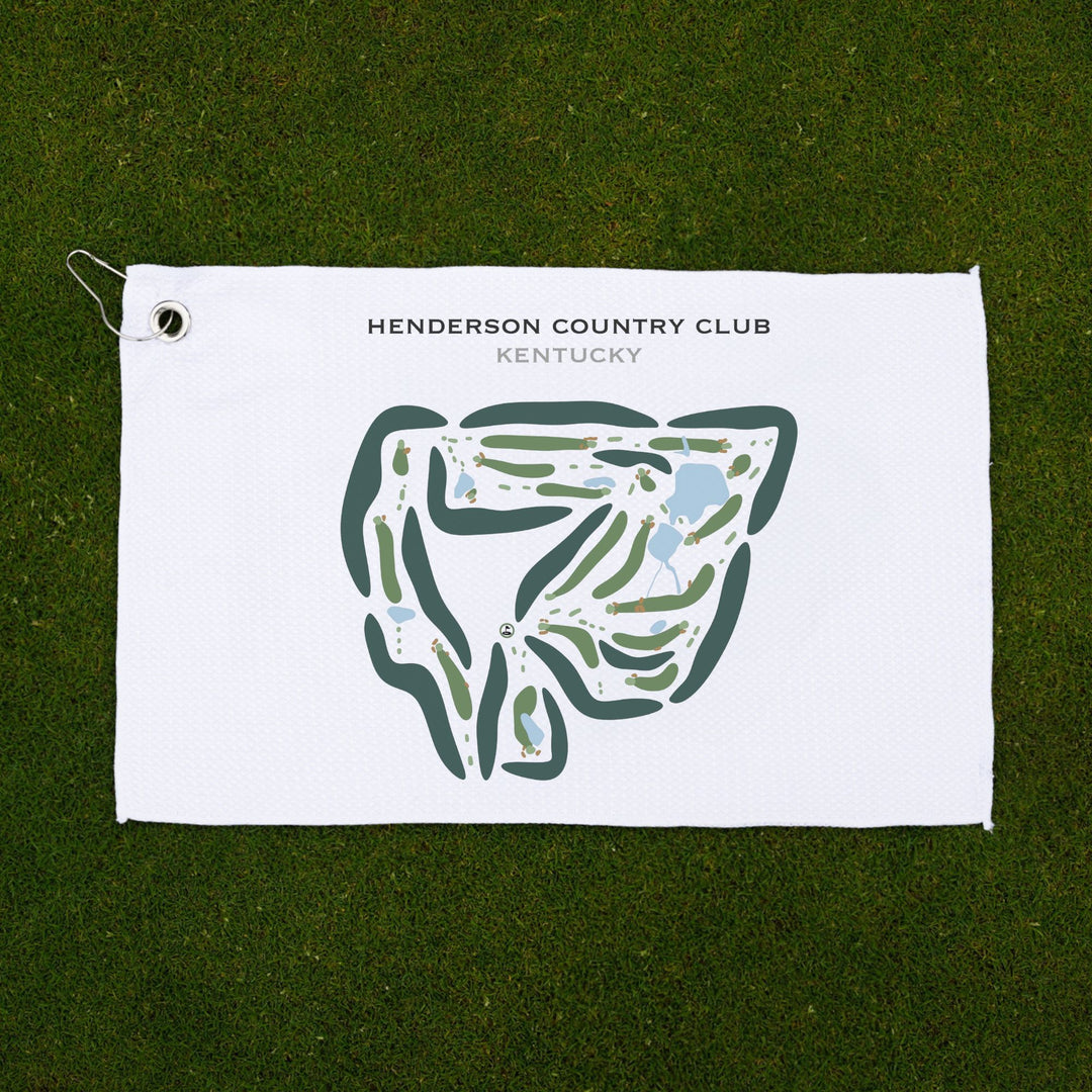 Henderson Country Club, Kentucky - Printed Golf Courses
