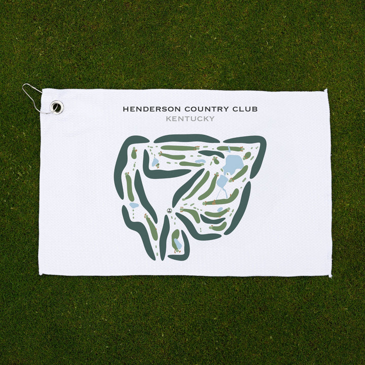 Henderson Country Club, Kentucky - Printed Golf Courses