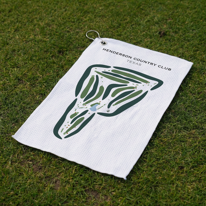 Henderson Country Club, Texas - Printed Golf Courses