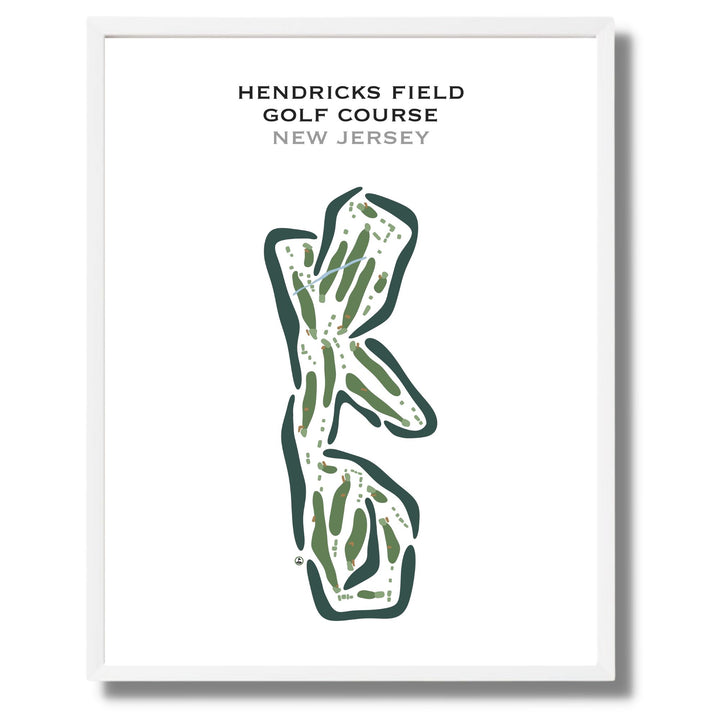 Hendricks Field Golf Course, New Jersey - Printed Golf Courses