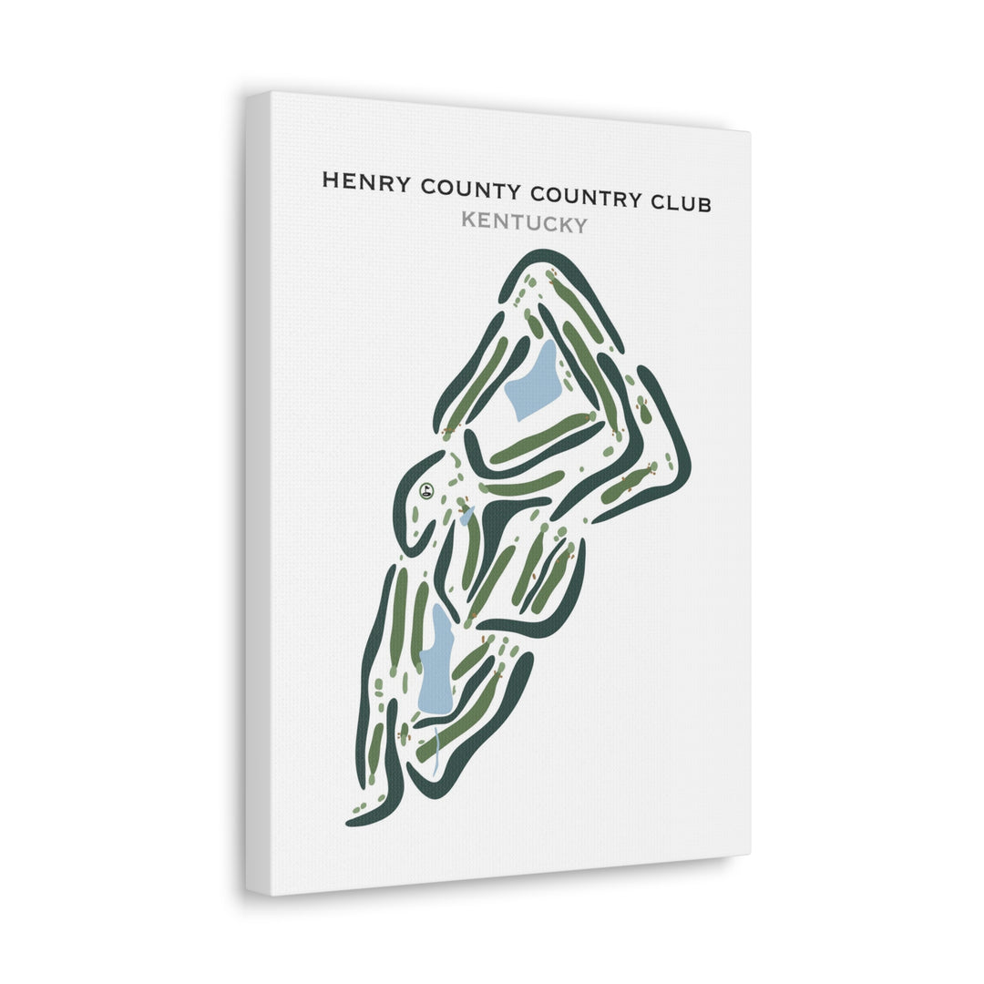 Henry County Country Club, Kentucky - Printed Golf Courses