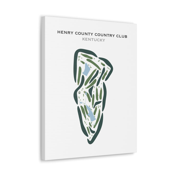 Henry County Country Club, Kentucky - Printed Golf Courses