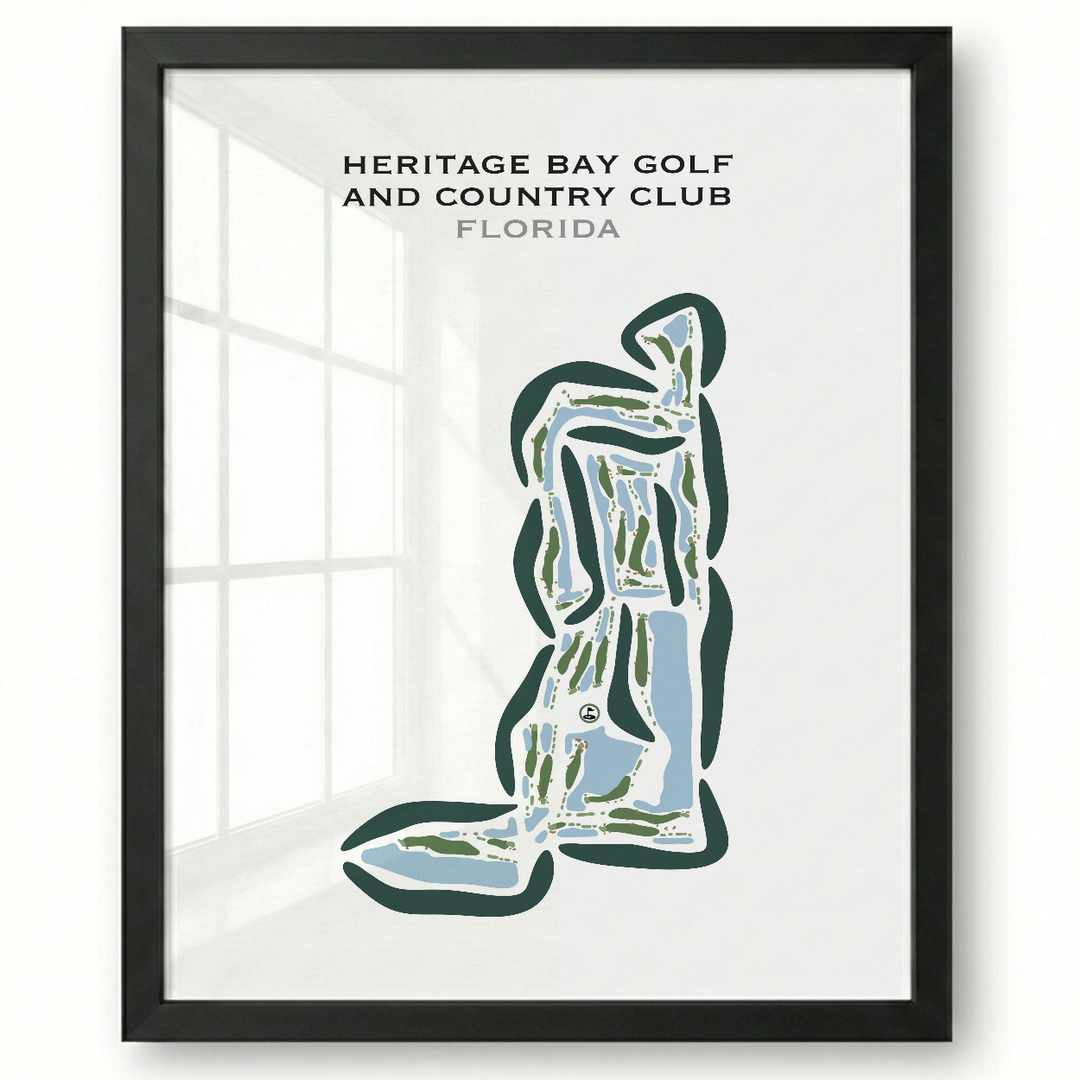 Heritage Bay Golf & Country Club, Florida - Printed Golf Courses